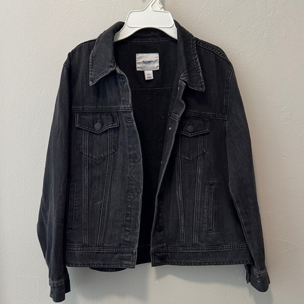 Old Navy Charcoal Denim Jacket
